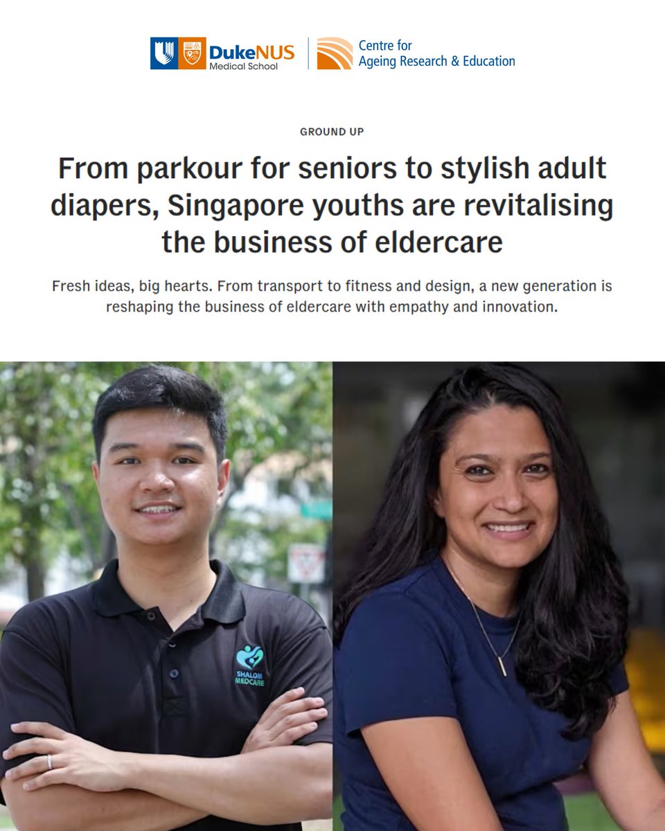 CAREDukeNUS's tweet photo. Dr Ad Maulod from the Centre for Ageing Research &amp; Education said it is crucial to avoid seeing seniors as monolithic.

One cannot assume all seniors would respond to the same thing, he emphasised.

Read the full CNA article here: https://t.co/gU3w1aDwFG

#eldercare #singapore https://t.co/O5mE7bTWKF