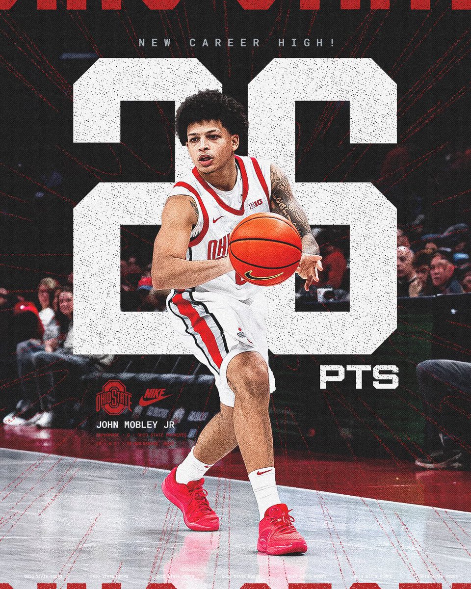 Bag work 🎒

Career high 26 PTS for Juni

#GoBucks | #FightToTheEnd