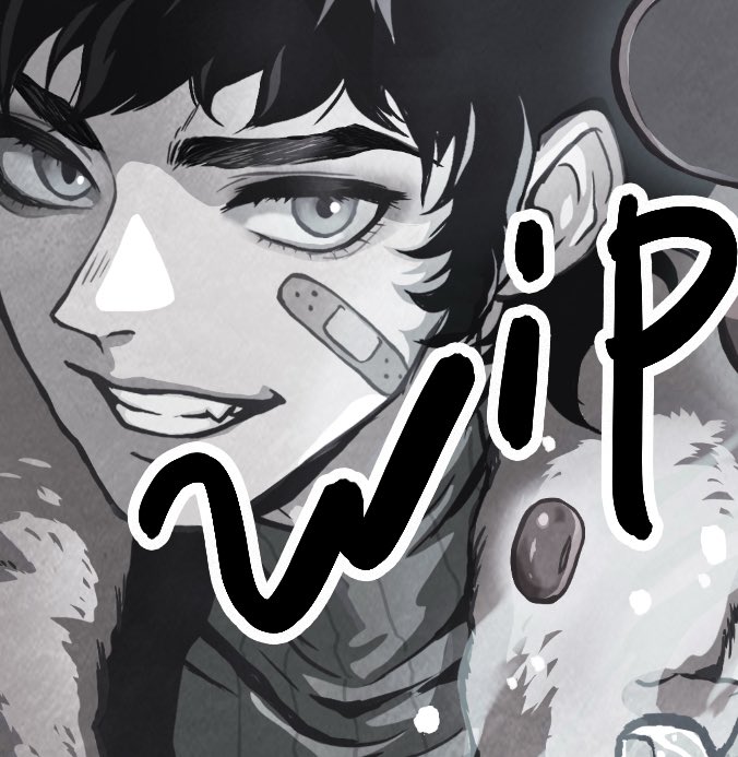 A little monochrome sneak peek
of the sketch stage and the coloring stage 🤍🖤

I’m really grateful for the long wait,
and I truly appreciate the patience shown 🙇‍♀️🙏🏻
and I give all my heart to my art ❤️‍🔥✨