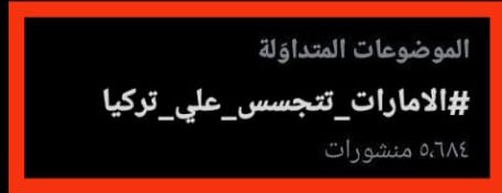 تصدّر وسم #الإمارات_تتجسس_على_تركيا
 ليس سوى نافذة صغيرة على شبكة تحركات أكبر.
الإمارات ليست لاعباً مستقلاً في تركيا بقدر ما هي منفّذة لأجندات خارجية، ولهذا لا يشكل وجودها هناك ثقلاً حقيقياً.

لكن أثرها الأخطر يظهر في الدول الهشّة
السودان، ليبيا، واليمن، حيث كانت تدخلاتها سبباً