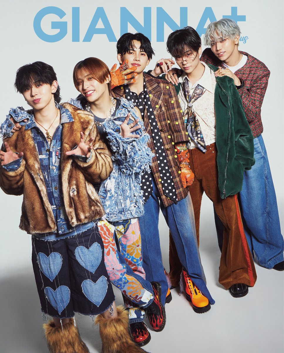 GIANNABOYFRIEND's tweet image. 🎉ONE N’ ONLY 裏面表紙解禁
#ONENONLY #ワンエン #TETTA #REI #EIKU #HAYATO #NAOYA #関哲汰 #沢村玲 #山下永玖 #高尾颯斗 #草川直弥

#GIANNA 別冊
11/28発売『 #GIANNAPLUS 07』
ARTIST&amp;amp;ACTOR MAGAZINE
㊗️豪華両面表紙&amp;amp;
FASHIONグラビア＋INTERVIEWの32P大特集‼️…