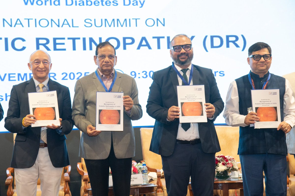 14th Nov.2025, <a href="/Vision2020Info/">Vision2020_INDIA</a>
Awareness video on Diabetic Retinopathy by our Goodwill Ambassador. Also Launched Guidelines for Management 0f Diabetic Retinopathy. 
 <a href="/KrisSrikkanth/">Kris Srikkanth</a> .
<a href="/BCCI/">BCCI</a> 
<a href="/JPNadda/">Jagat Prakash Nadda</a> 
<a href="/narendramodi/">Narendra Modi</a> 
<a href="/NITIAayog/">NITI Aayog</a> 
<a href="/AyushmanNHA/">National Health Authority (NHA)</a> 
<a href="/PMOIndia/">PMO India</a>