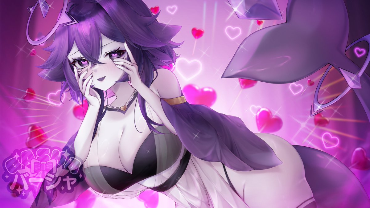 basha_bash_bash's tweet image. 💜💗💜

cmm for @MegalodonVT 
ty!

#イラスト #ArtistOnX #Commission #comissionsopen