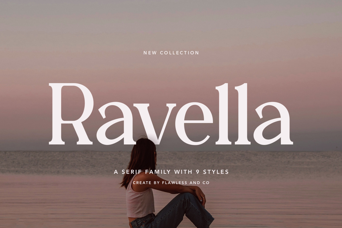 RAVELLA by FlawlessAndCo fontspace.com/ravella-font-f… #font #typography #graphicdesign