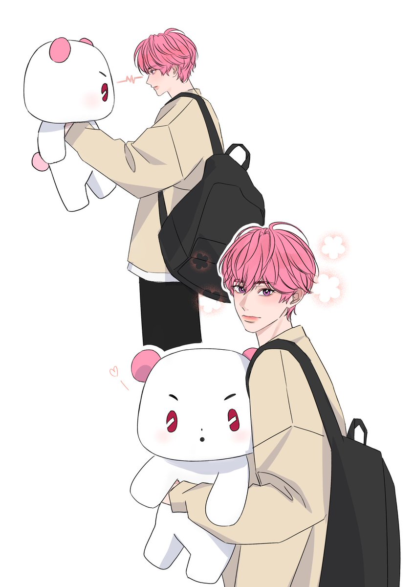 "얘로 해자 네 방에 둘 인형"
#밤비 #Bamby