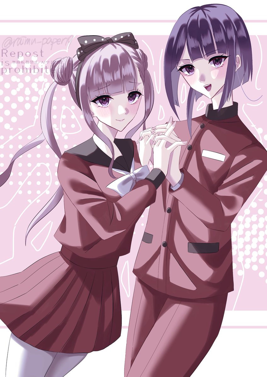 ハンドラ垢に出した九十九兄妹こっちにも✊