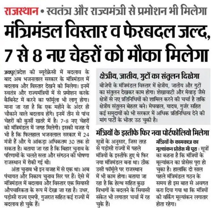 किसकी लॉटरी लगेगी,,,,,,,, किसकी छुट्टी होगी ये वक्त ही बतायेगा