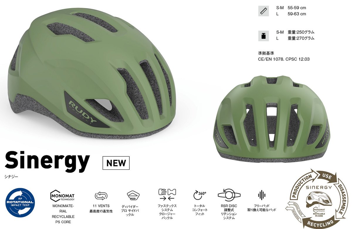 f5cZhVhDV4zwnyi's tweet image. #ルディプロジェクト の新ヘルメットが発表されました。
シナジー　￥16,500（税込）
ご注文お待ちしております
#rudyproject
#シナジー
#自転車ヘルメット
#ヘルメット弁当
#sinergy
#安全なヘルメット
#ヘルメット補助金
#足立区補助金
#ヘルメット2000円補助