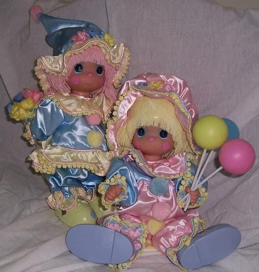 heartmorgue's tweet image. Precious Moments Clown Dolls