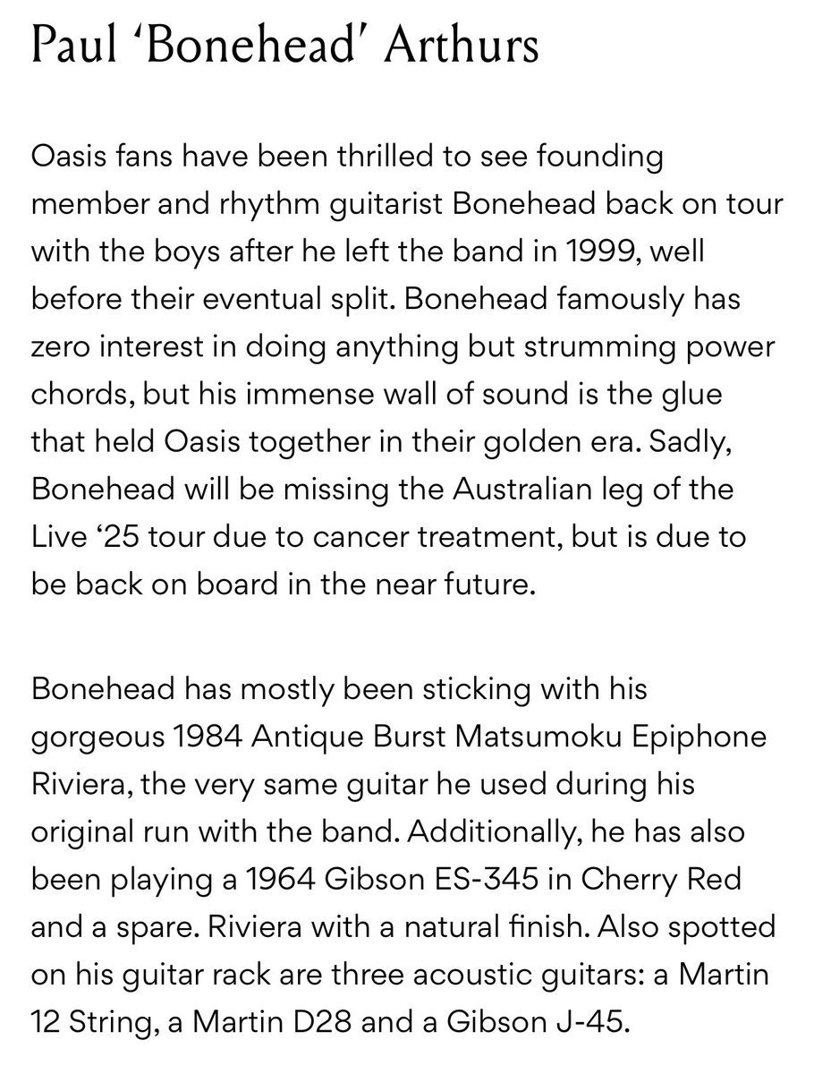 alivedemo's tweet image. &quot;Liam Gallagher has a tambourine that he has been sticking on his head&quot; 😭