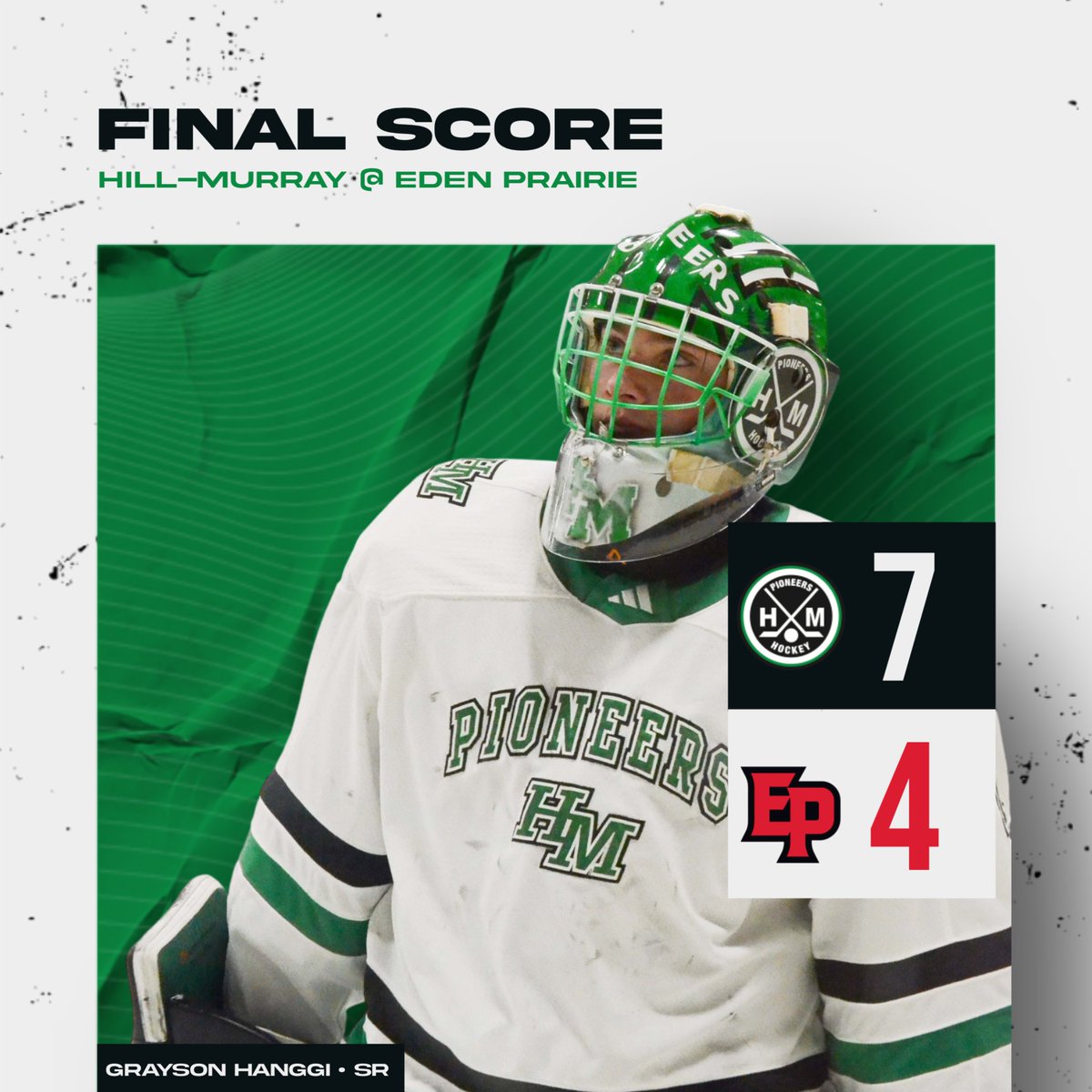 FINAL

7-4 Pioneers

#RollPios | #HMHockey | #Pioneers