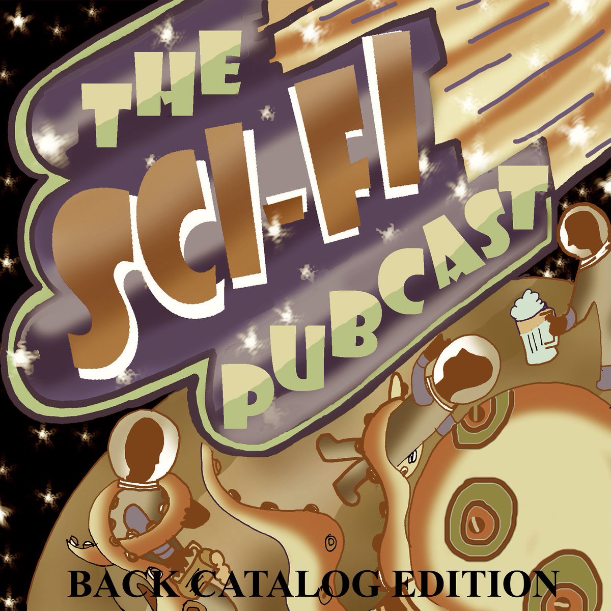 As the pub is now exclusively on YouTube, Joel has uploaded our back catalog of episodes there under its own playlist. We started the show in 2017 so these old episodes are like precious time capsules.

Please follow us on YouTube at youtube.com/@scifipubcast. Cheers!