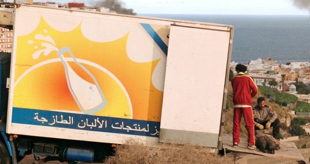 THE MILK TRUCK WHERE THEY WERE COLLECTING THE BODIES FAWKKKK