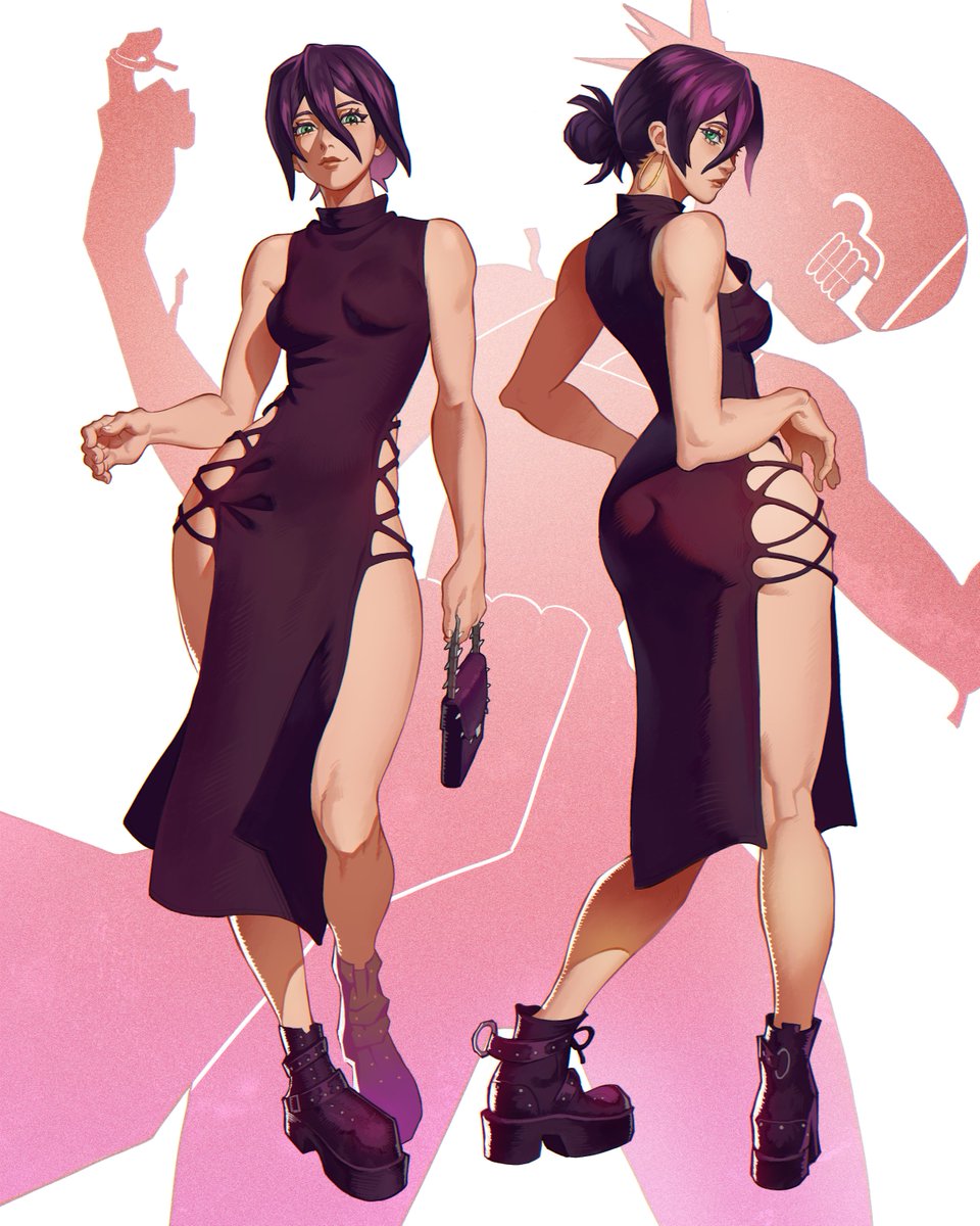 shidanasu's tweet image. Reze is trying a new fit #chainsawman