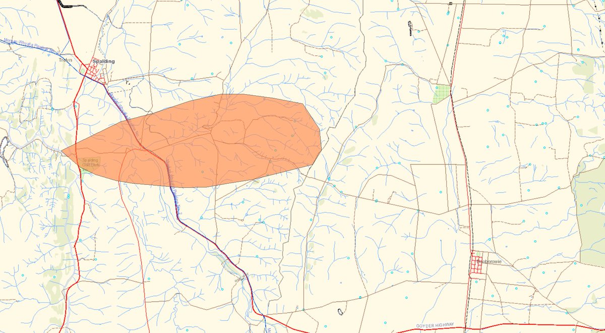 CFSAlerts's tweet image. Watch and Act #Bushfire - Leave Now - #SPALDING #fire. Leave now. This bushfire may threaten your safety. #WAM ID=0008733 #SACFS dlvr.it/TPSxmP