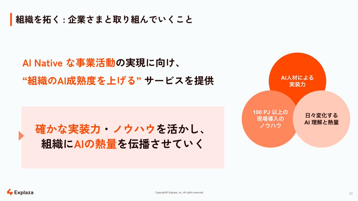 📣 エクスプラザ、初の自社カンファレンス「AI-X Conference 2025」を