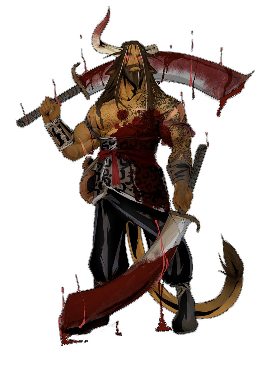 dev123433's tweet image. Redesigned Jaku the Breaker. Here is Jakunshi-Ahnk Jianhu-Li better known as Jaku the breaker, and he's actually deceased. A warlord and bandit in life Jaku was used to getting what he wanted and when he wanted it, primarily women, wine, and meat; until he came upon Xiran.