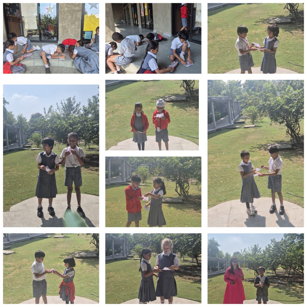 PYP 2 has conducted The Bounded Compliment Card Exchange, where students wrote Gratitude Cards using sentences such as “I thank you for helping me…” or “I thank you for supporting me…” to appreciate their peers with genuine “golden words.”
