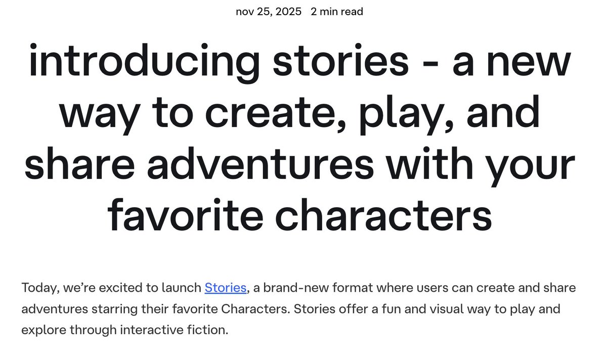 Stories product explainer