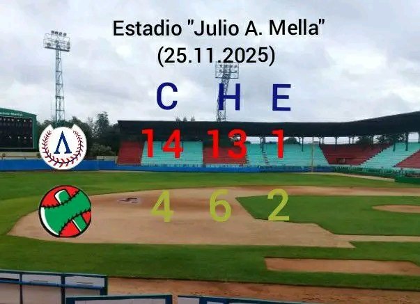 CastroYann8597's tweet image. Resultados del juego Leñadores y Cazadores en la #64SNB,25-11-2025.
#DeporteLasTunas
#PorLasTunasLaVictoria