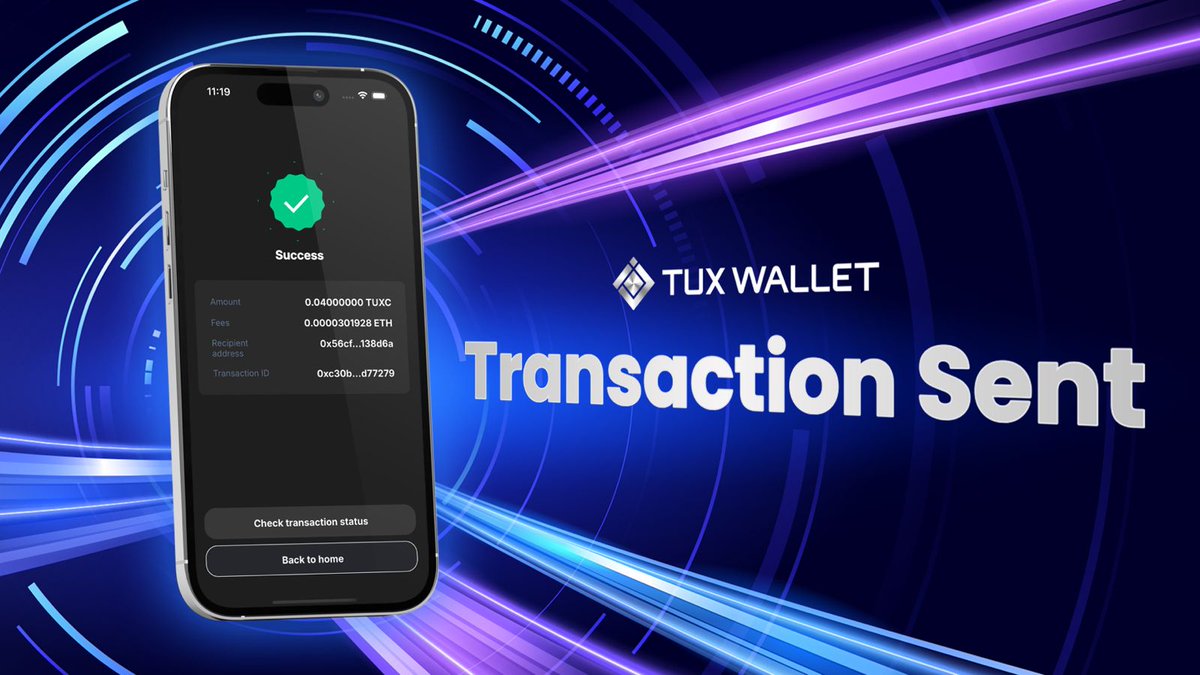 tux_wallet's tweet image. Sending crypto should take seconds, not stress.

Fast TXs + Simple UI = Tux Wallet Experience.