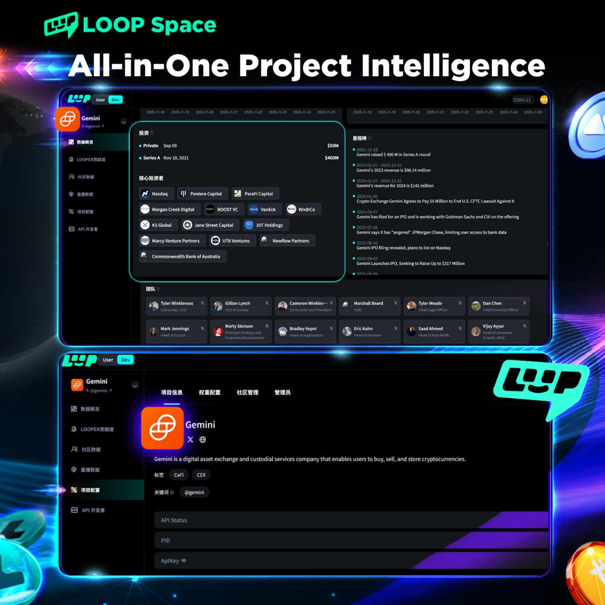 LOOPSPACE_INTL's tweet image. 📊 Everything about a project, in one screen.
⚡️ Powered by LoopAI.

👇 Try Loop：
🔗 loopai.fan

#Web3 #AI #Data #CryptoTools #Research #LoopAI