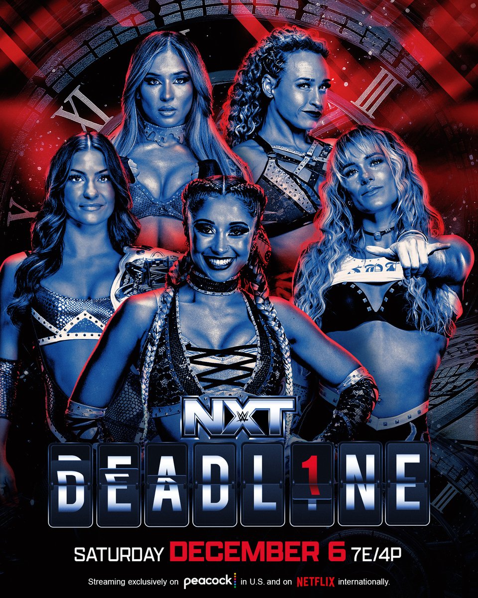 WWENXT's tweet image. The field is set. 

Who will walk out of #NXTDeadline as your 2025 Men&apos;s and Women&apos;s Iron Survivor? 🤔

📍 SAN ANTONIO
🎟️ etix.com/ticket/p/61070…