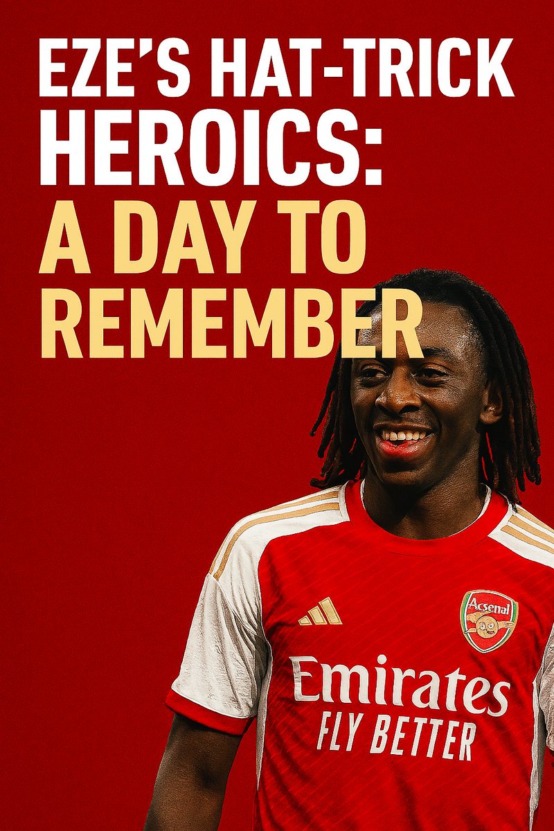 PappyJeey's tweet image. Oh wow, Eze scored a hat-trick? Someone alert FIFA. Three goals, zero chill, and apparently one missed sitter—legendary stuff. Should’ve scored four, but hey, miracles have limits.#EzeHatTrick #GoalMachine #AlmostFour #FootballRoyalty #PremierLeagueDrama #MatchdayMadness