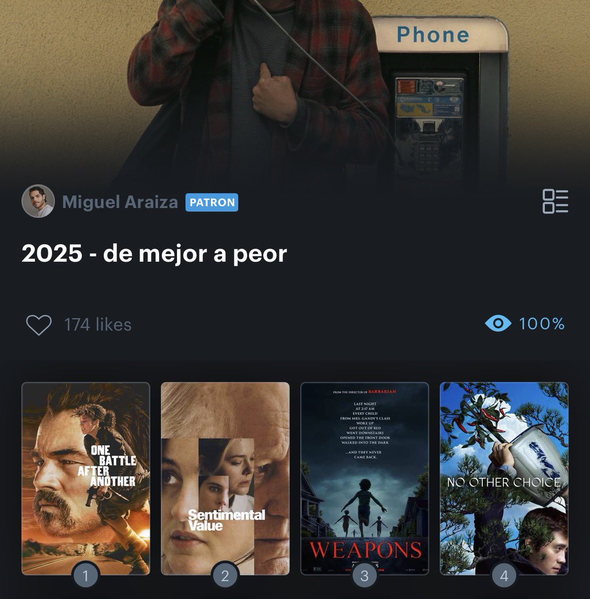 miguelaraizac's tweet image. yo y mi top 4 del 2025 hasta ahora :)