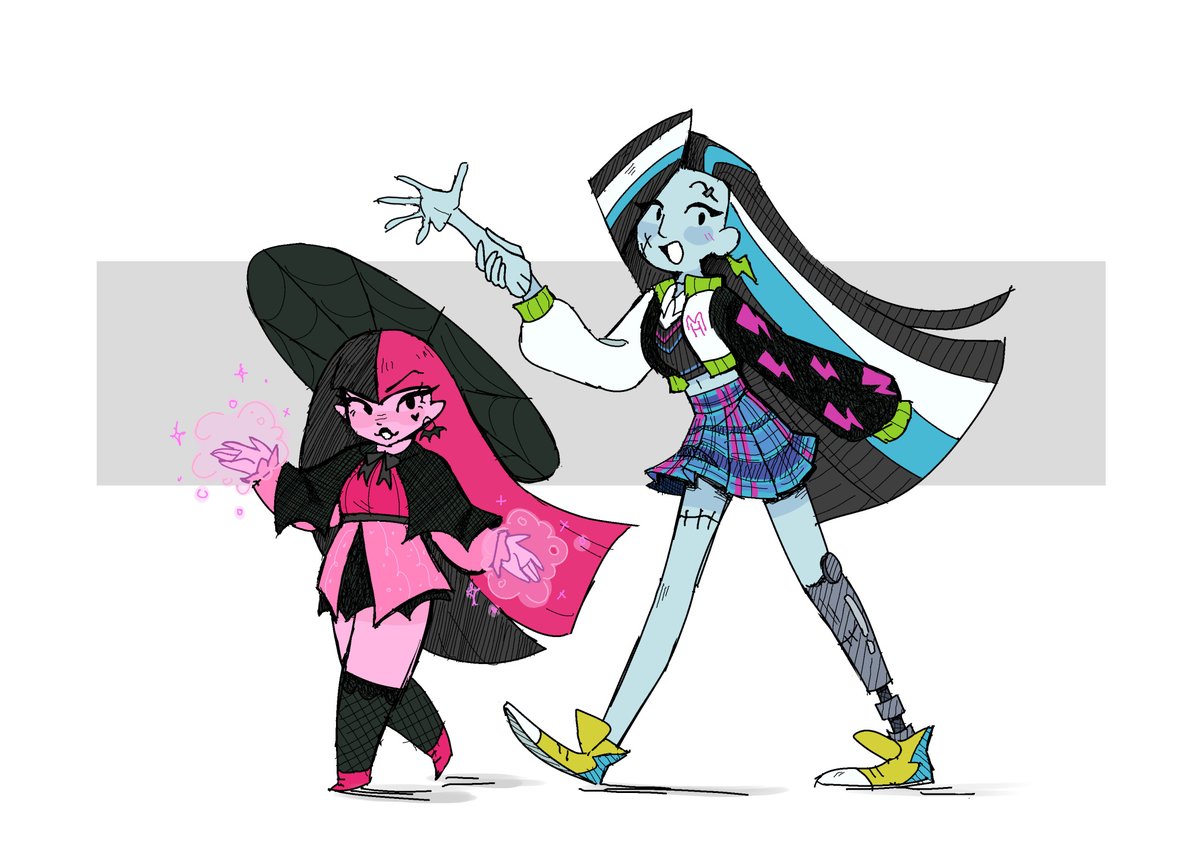 SyrupyyyArt's tweet image. monsters your high