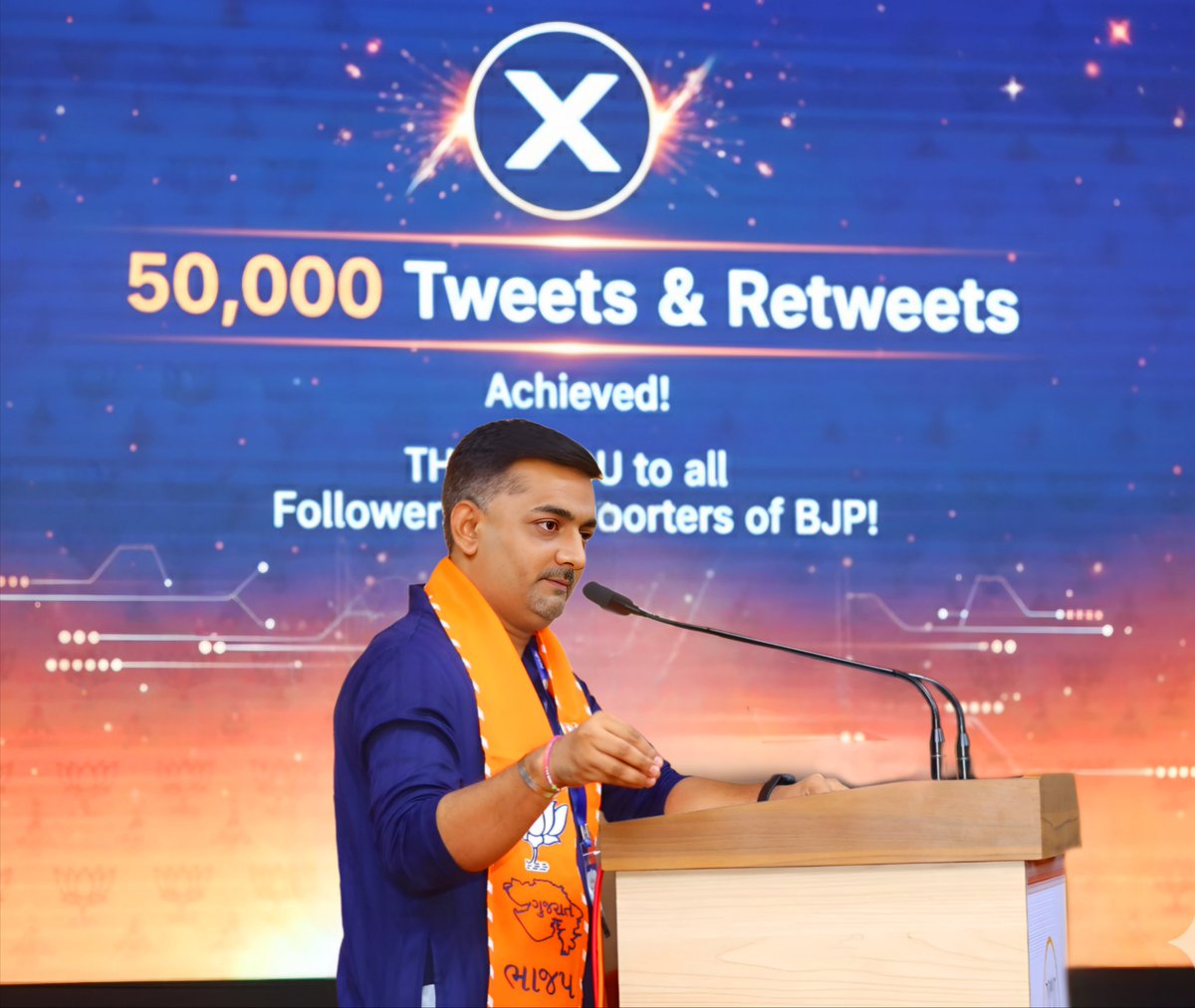 SwapnilVyasBJP's tweet image. ✅ Completed 50,000+ Tweets &amp;amp; Retweets on X
🙌 Growing stronger with 2,500+ Followers
Thank you for the continued support! 🚀

#SwapnilVyasBJP #TwitterX