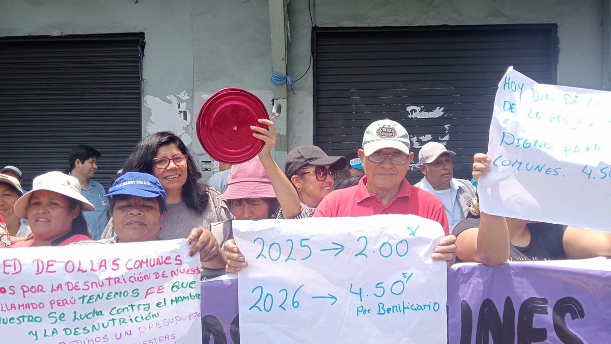 La Red de Ollas Comunes sigue en pie de Lucha