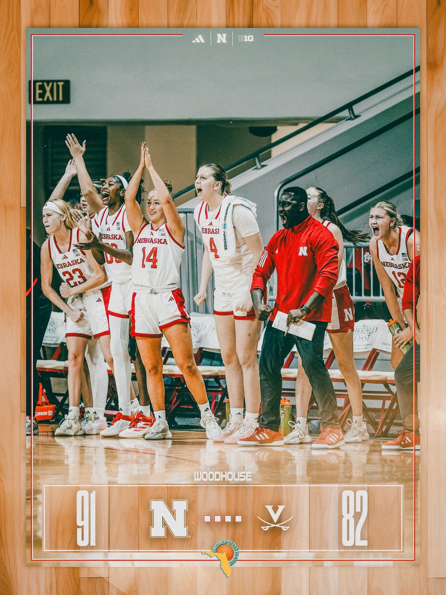 HuskerWBB's tweet photo. HANDLED BUSINESS. https://t.co/4kuWyL6tGn