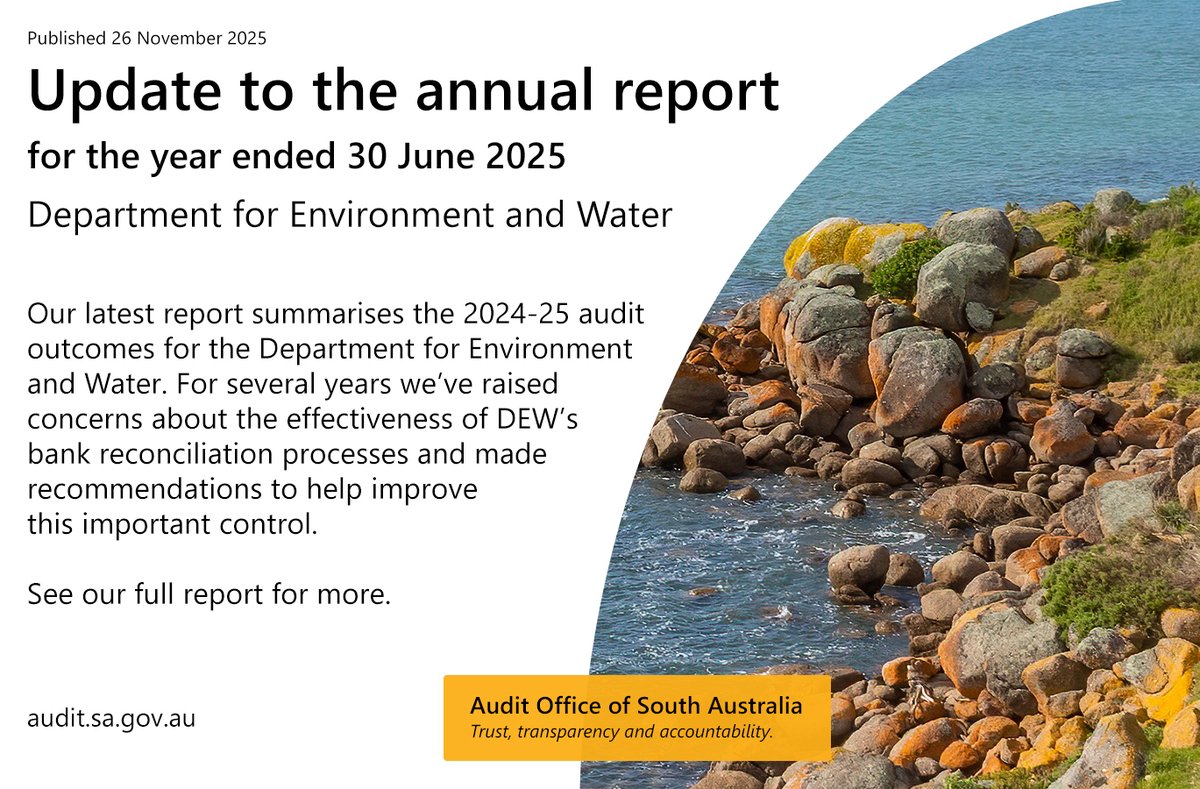Audit Office of South Australia tweet media