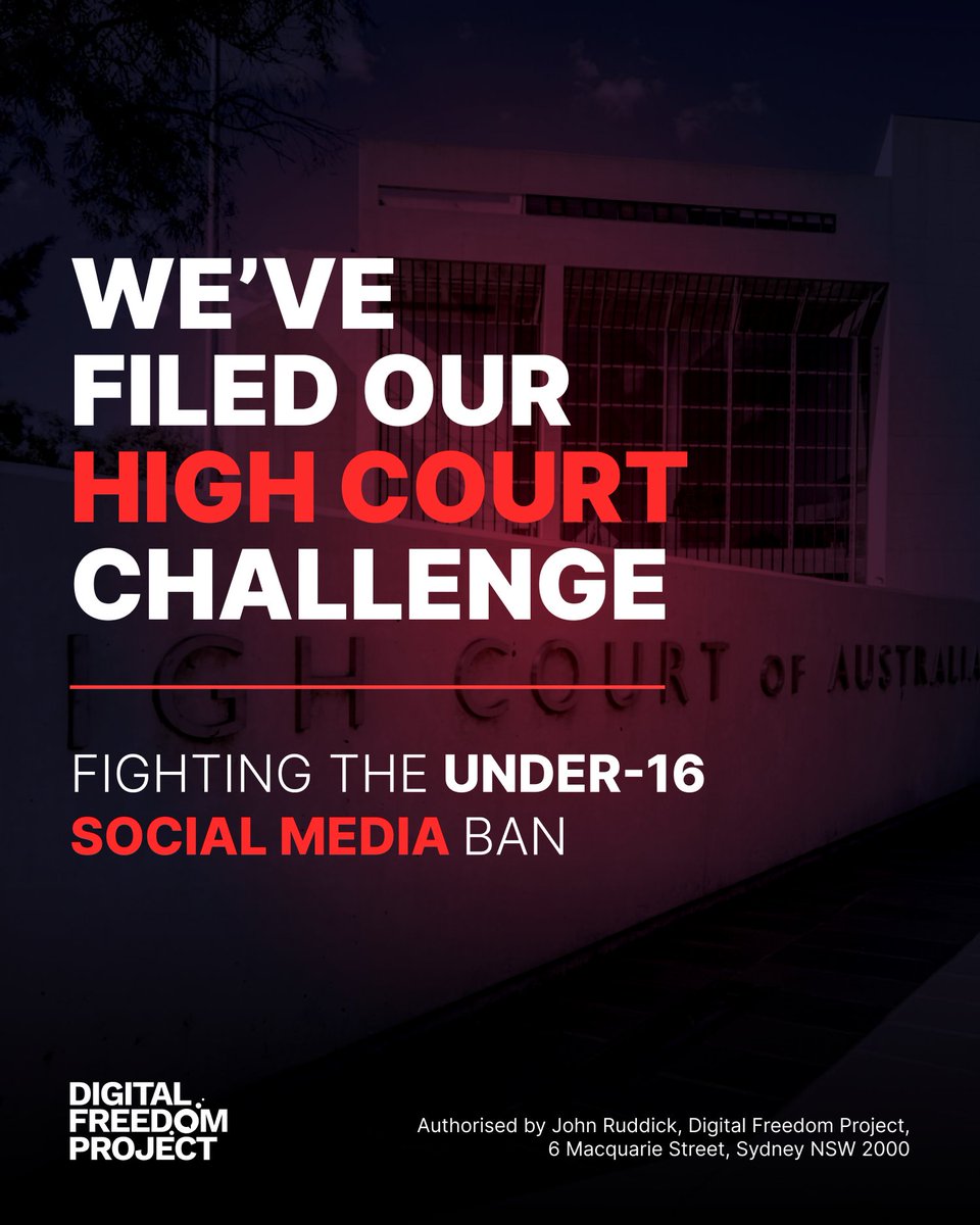 thedfp_au's tweet image. We have officially filed in the High Court of Australia. Read more here: ap1.hubs.ly/y0qc2D0

Our battle for the rights of all Australians begins now, but we need your help! 
🔗 Please visit the Digital Freedom Project at ap1.hubs.ly/y0qc0V0  to learn more. 

#australia…