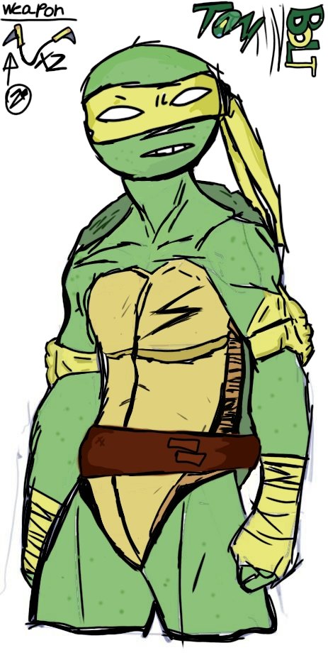 ChuckyL80171290's tweet image. Hi sorry if late asking but! I was wondering if you can draw my TMNT OC? If not I do have an human OC.