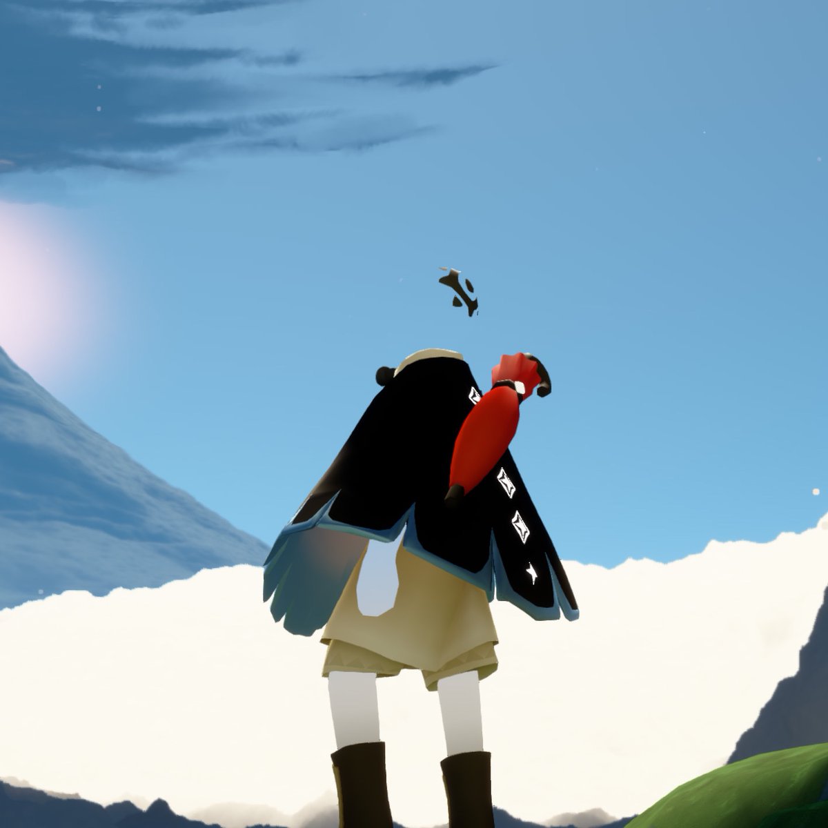 arteoarchive's tweet photo. can we get more invisible pants pls? #skycotl  #sky星を紡ぐ子どもたち #thatskygame https://t.co/XvJrBEjsBy