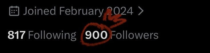 Uweeeeh udah 900
Maaci yang udah follow vtuber kecil inii 🥹🥺