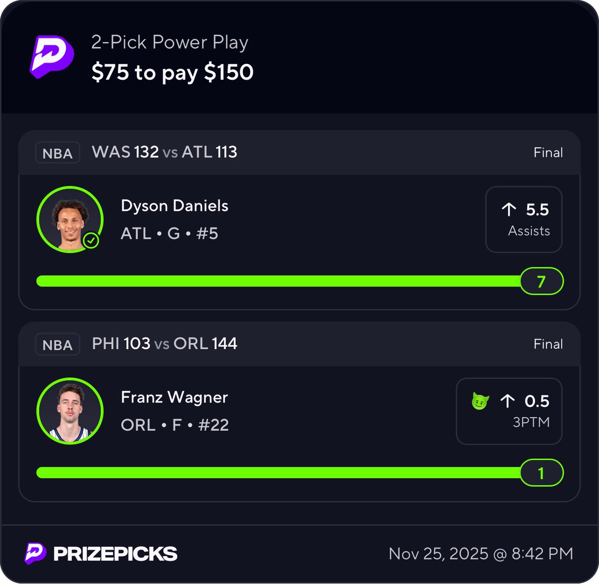 locksmithdfs's tweet photo. 3-1 on a slate I really didnt love. Learning to be disciplined in skates like these make all the difference. Loved Dyson’s reads. Cashed the only 2 slips of the night 🙏🏽 https://t.co/vGrGk75gMp