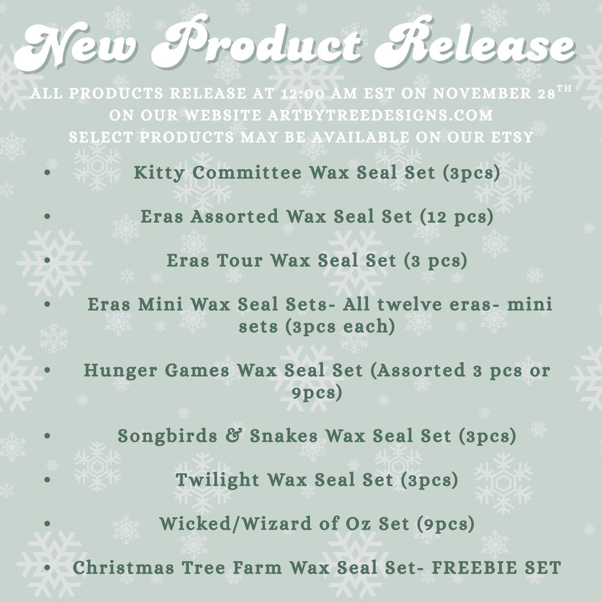 Willow_Reads's tweet image. ✨GIVEAWAYYYY✨

Winner receives one $25 gift card to my shop to use for Black Friday (or any time you want)

Intl

Must follow, like, and rt this post

Ends Thursday evening

Comment which new item (listed in photos) you are most excited for or most want!!