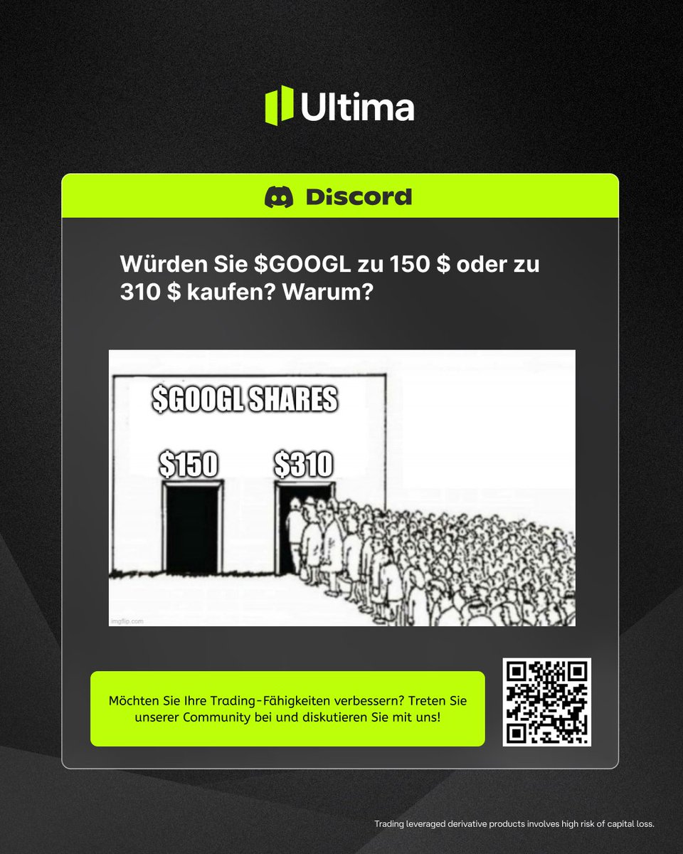 Warum kaufen so viele Anleger $GOOGL erst, wenn der Kurs sich verdoppelt hat, statt früher einzusteigen? 🤔

Was hält Menschen zurück—Angst, Zweifel oder Herdentrieb?

Lasst uns darüber diskutieren! Werdet JETZT Teil unserer Community: cutt.ly/mte5LCrh 🗣️💰
#Investieren