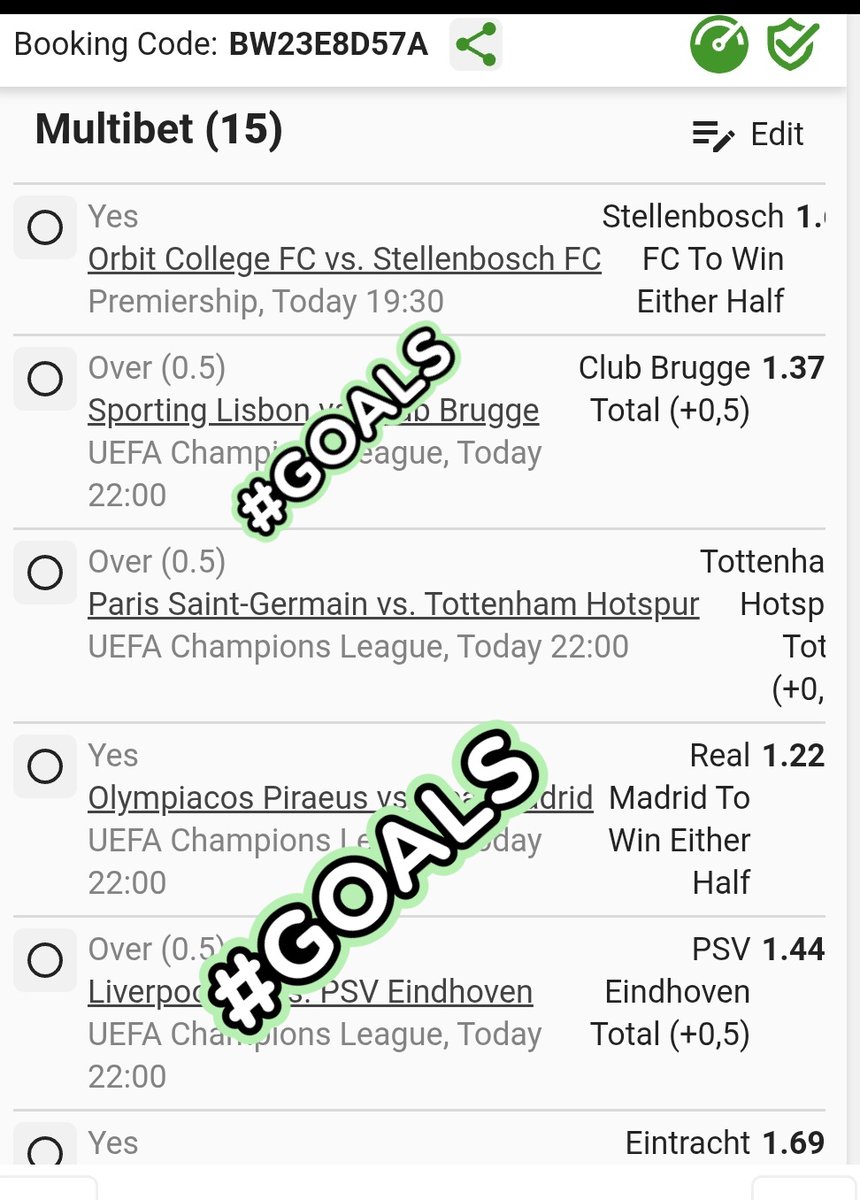 LeswiiSwaMina's tweet image. Overs GOALS and Either Half WIN 🏆 

Multi Bet betslip : BW23E8D57A new.betway.co.za/book-a-bet-res…
Kick OFF  : 19;30 ⌚️ 

Odds-ON: 775 🍏🫡
