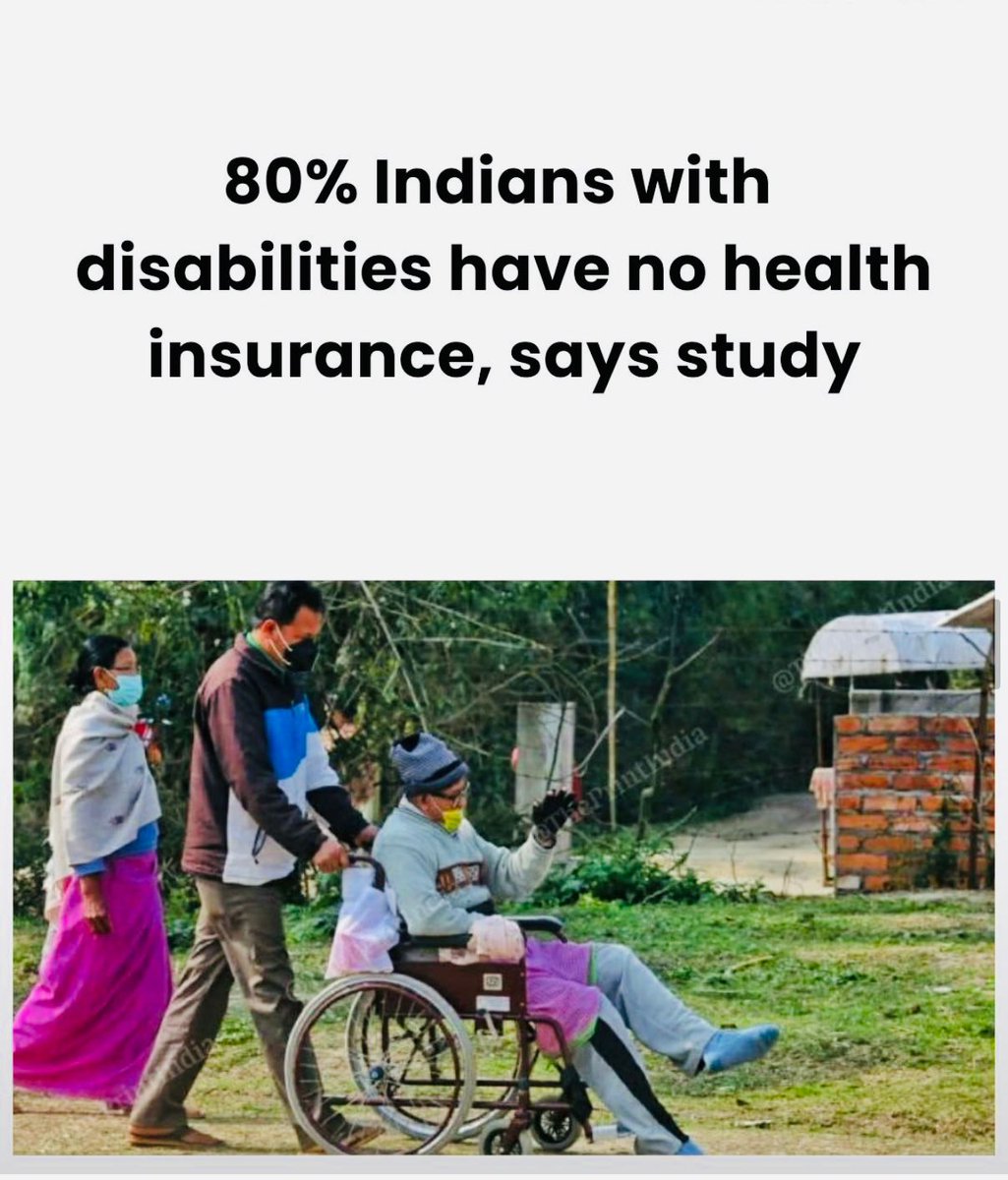 PatelGroupINC's tweet photo. A new survey shows nearly 16 crore persons with disabilities in India remain excluded from health insurance. 80% lack coverage. Urgent action needed for inclusion.
#DisabilityRights #HealthInsurance #Inclusion https://t.co/TKV1c1Im7p