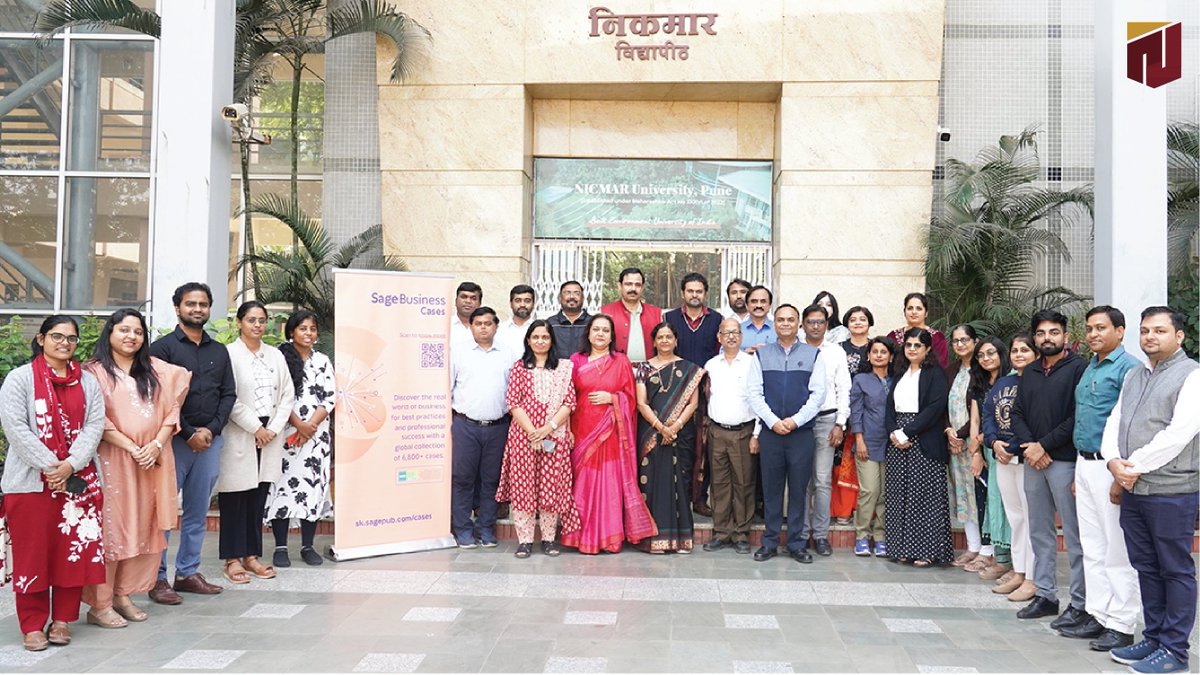 NICMARofficial's tweet image. NICMAR University, Pune concluded a Five-Day FDP on “Effective Case Writing and Case Teaching” (17–21 Nov 2025) with 28 participants, offering hands-on learning and expert mentoring in collaboration with Sage.

#NICMARUniversity #FacultyDevelopment #CaseWriting #CaseTeaching