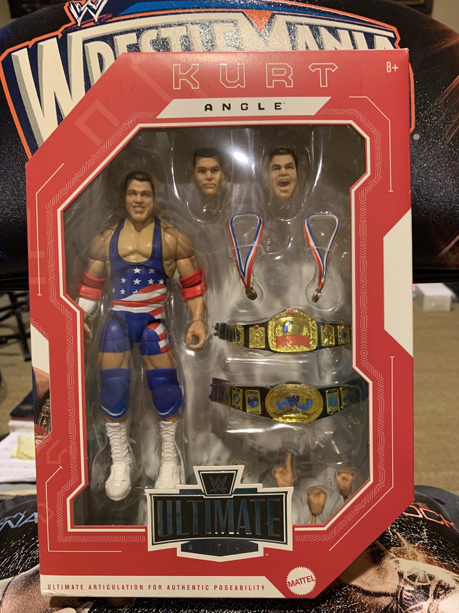 RJHardcoreDove's tweet image. Wanted to give a shout out to @PopCultureJunk2 for helping me find this Kurt Angle ultimate figure for my collection. Thanks again #CHC, #Collectorshelpingcollectors
