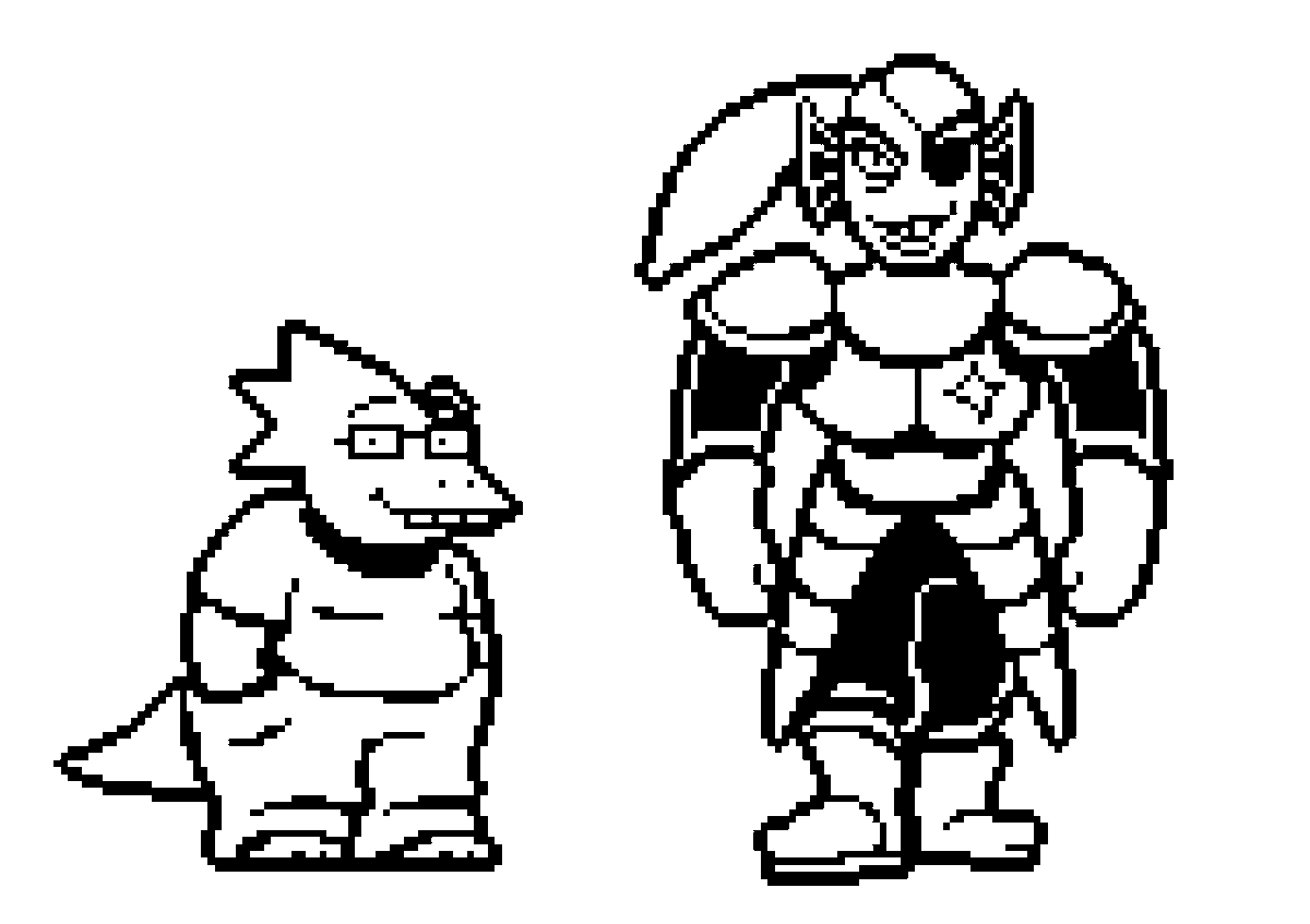Lazzyut's tweet photo. Alphys and Undyne
#undertaleAU #taletwist https://t.co/MOX3StNsN5