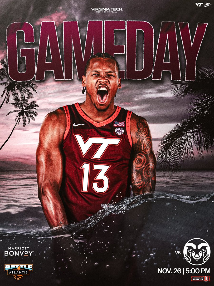 Prepared for battle 😤

🆚 Colorado State
🕔 5 p.m. ET
📺 ESPNU
➡️ vthoki.es/MBB2526