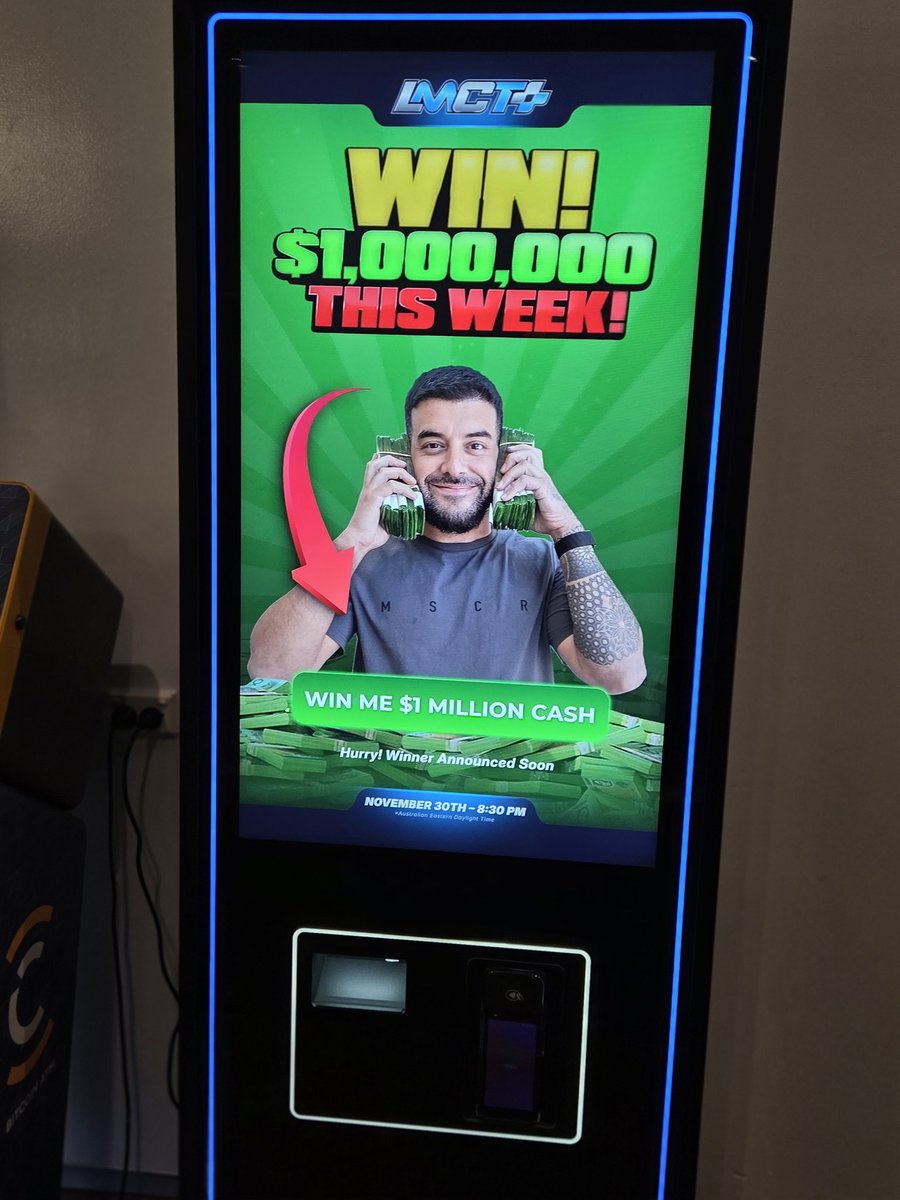 Obviously the <a href="/AlboMP/">Anthony Albanese</a> and <a href="/ChrisMinnsMP/">Chris Minns</a> govts dont care about gambling when we now have vending machines in shopping centres ..
<a href="/DavidPocock/">David Pocock</a>