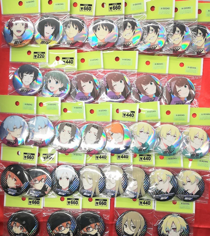 入荷情報】 「アイドルマスターSideM」 FiFS展 表情 缶バッジ