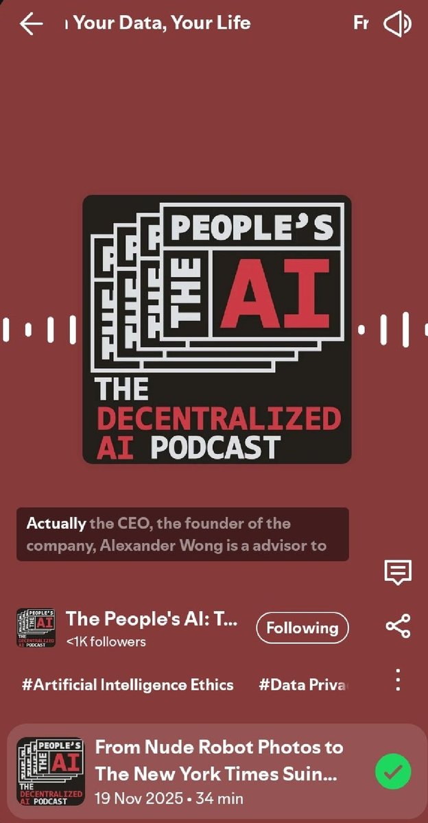 Miste_r_X_X's tweet image. The leak of intimate photos from a robot vacuum occurred because human data labelers shared images captured by a development version of an iRobot Roomba in private social media groups
open.spotify.com/episode/2CvPdO… @vana app.vana.com #datarevolution